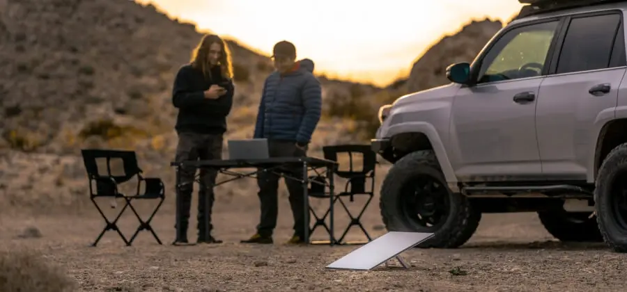 Camping with Starlink